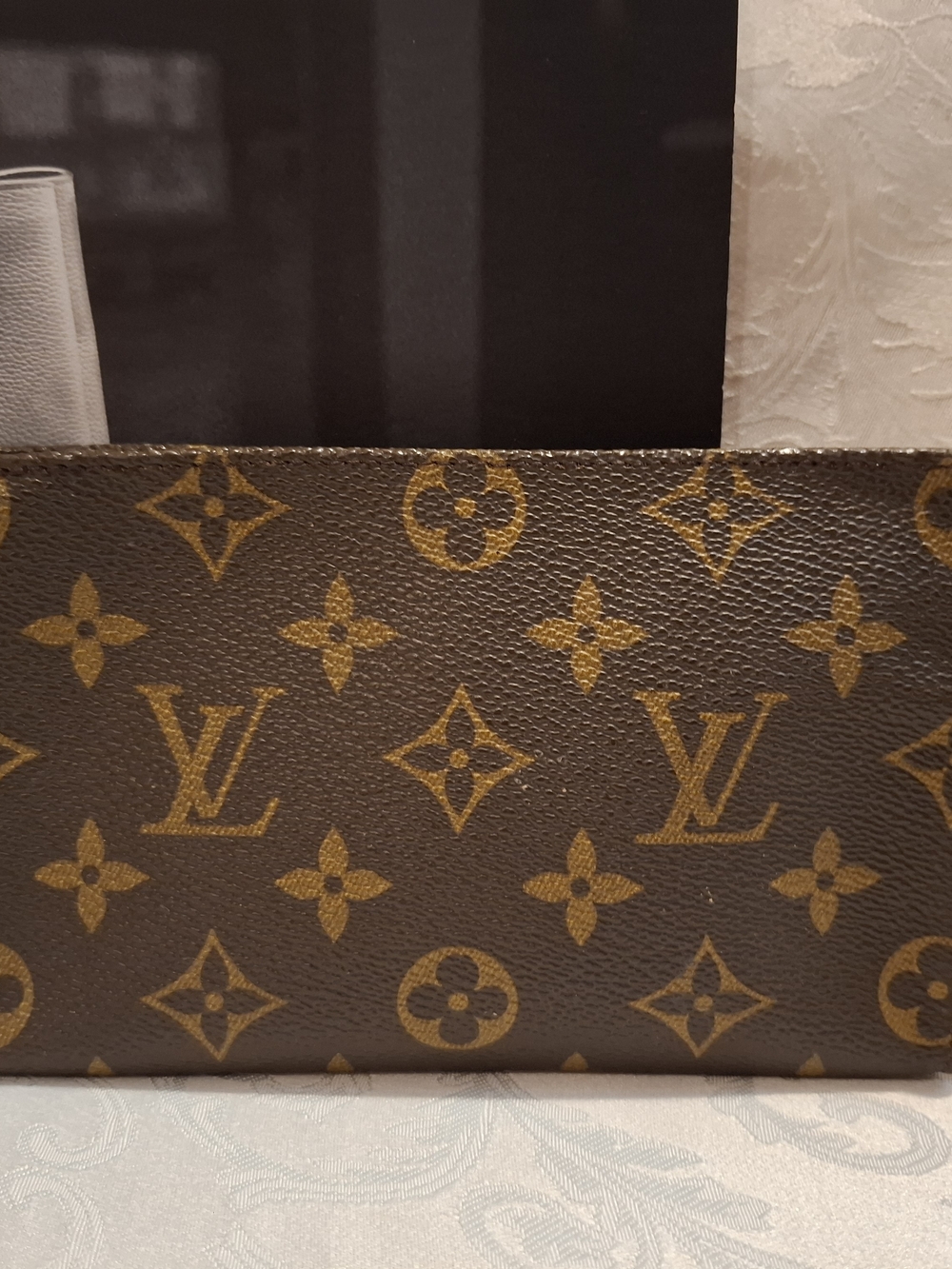 Louis Vuitton Brown & Gold Monogram Canvas